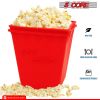 5 Core Silicone Popcorn Maker Bowl • Microwave BPA Free and Dishwasher Safe Hot Air Kernel Popper - POP BWL R